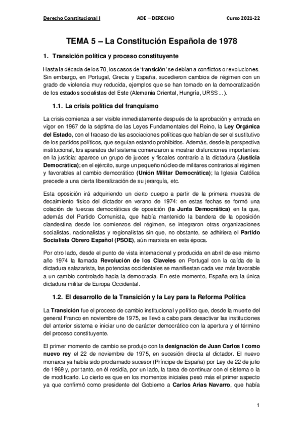 Miniatura del documento 5 – La Constitución Española de 1978