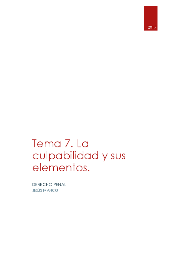 Miniatura del documento Tema 7. La culpabilidad y sus elementos.pdf