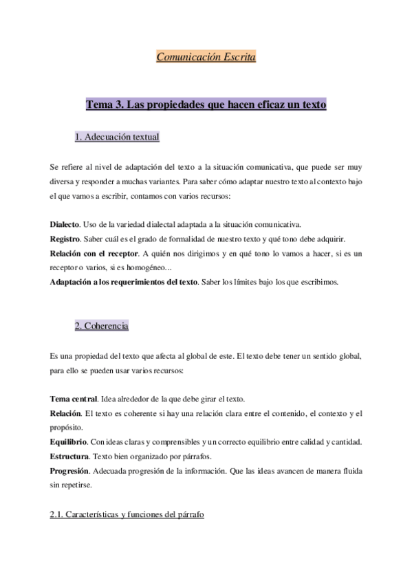 Miniatura del documento Comunicación Escrita. Tema 3.pdf