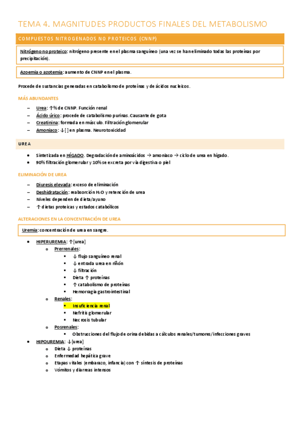 Miniatura del documento TEMA 4. PRODUCTOS FINALES DEL METABOLISMO.pdf