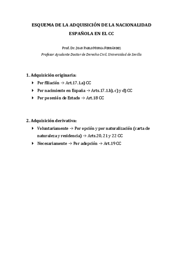 Miniatura del documento ESQUEMA DE LA ADQUISICIÓN DE LA NACIONALIDAD ESPAÑOLA EN EL CC.pdf