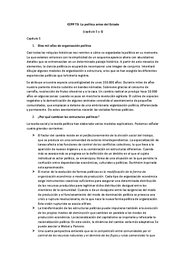 Miniatura del documento Introducción a la CP T3 - La política antes del Estado.pdf