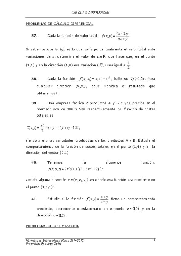 Miniatura del documento Cuadernillo-de-Problemas-Calculo-Diferencial-15-16.pdf