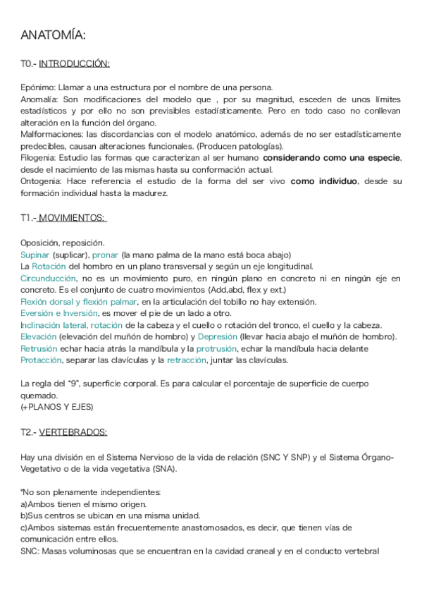 Miniatura del documento Anatomía, 1er cuatrimestre.pdf