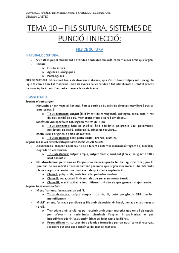 Miniatura del documento Tema 10 - Fils de sutura. sistemes de punció i incisió..pdf