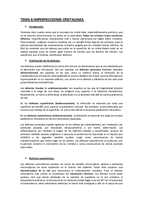 Miniatura del documento TEMA 8. IMPERFECCIONES CRISTALINAS