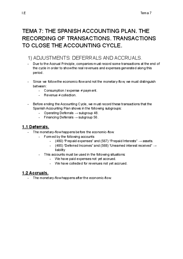 Miniatura del documento Tema-7-THE-SPANISH-ACCOUNTING-PLAN.-THE-RECORDING-OF-TRANSACTIONS.-TRANSACTIONS-TO-CLOSE-THE-ACCOUNTING-CYCLE..pdf