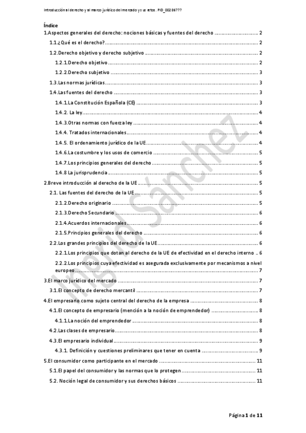 Miniatura del documento Resumen. Modulo: Introducción al derecho y al marco jurídico de mercado y sus retos.pdf