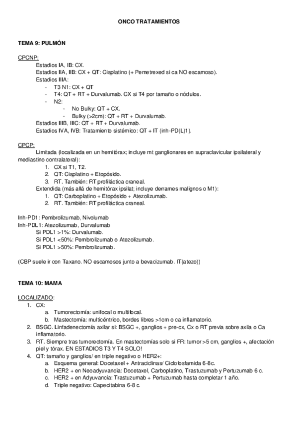 Miniatura del documento Resumen tratamientos ONCOLOGÍA.pdf