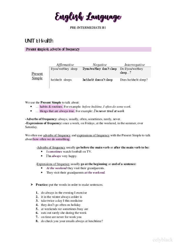Miniatura del documento Actualizado-Resumen.Notes-English-Language-Life-Pre-Intermediate-B1-Lengua-Inglesa-Unit-1.pdf