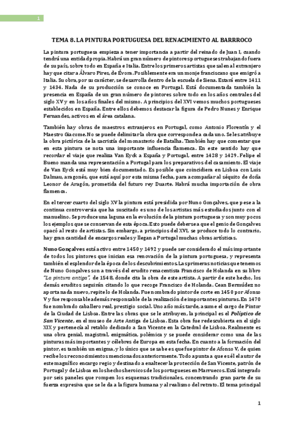 Miniatura del documento TEMA 8. Pintura portugesa del renacimiento al barroco.pdf