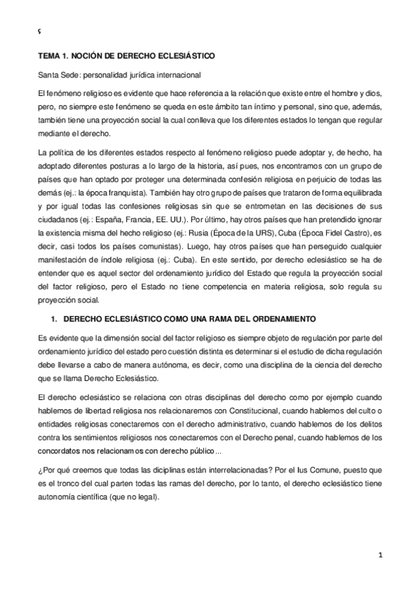 Miniatura del documento Examen final, Derecho Eclesiástico del Estado..pdf