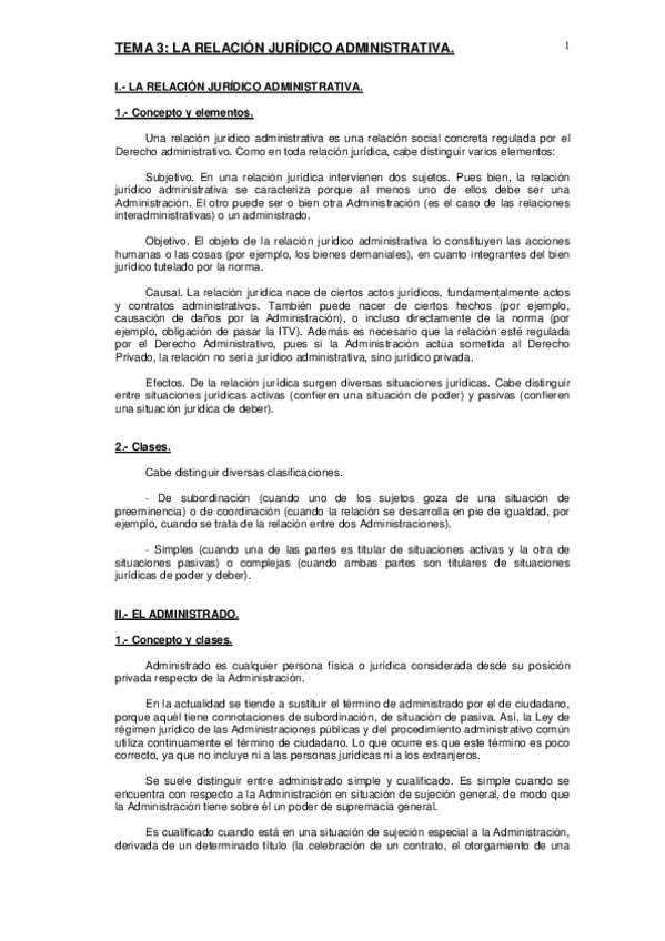 Miniatura del documento Tema 3 - La relación jurídico-administrativa.pdf