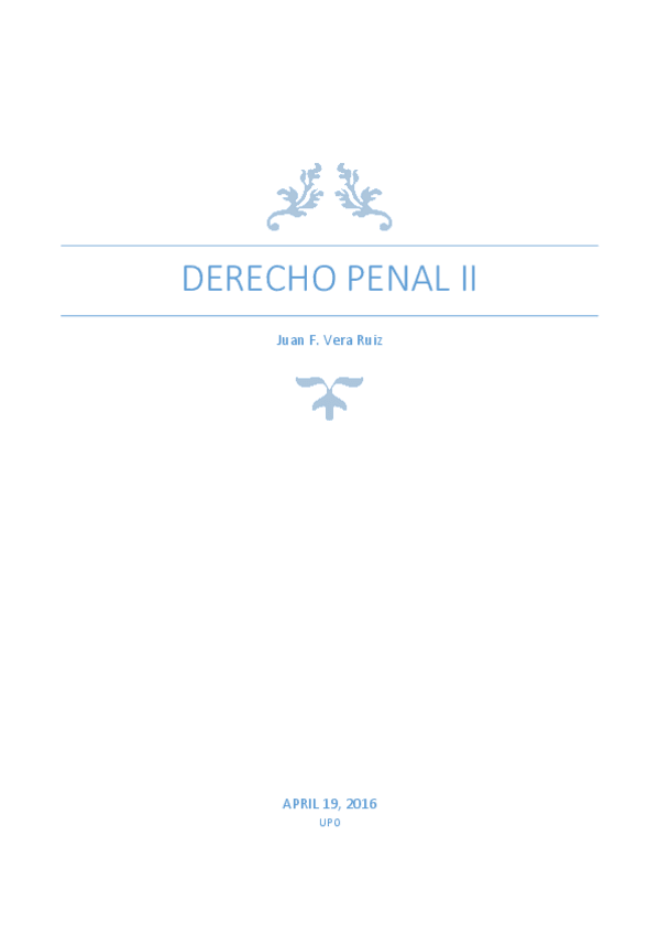 Miniatura del documento Derecho penal II (pal wuolah.pdf