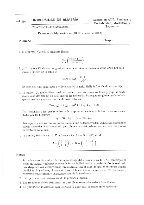 Miniatura del documento EXAMENEnero2023SOLUCIONES.pdf