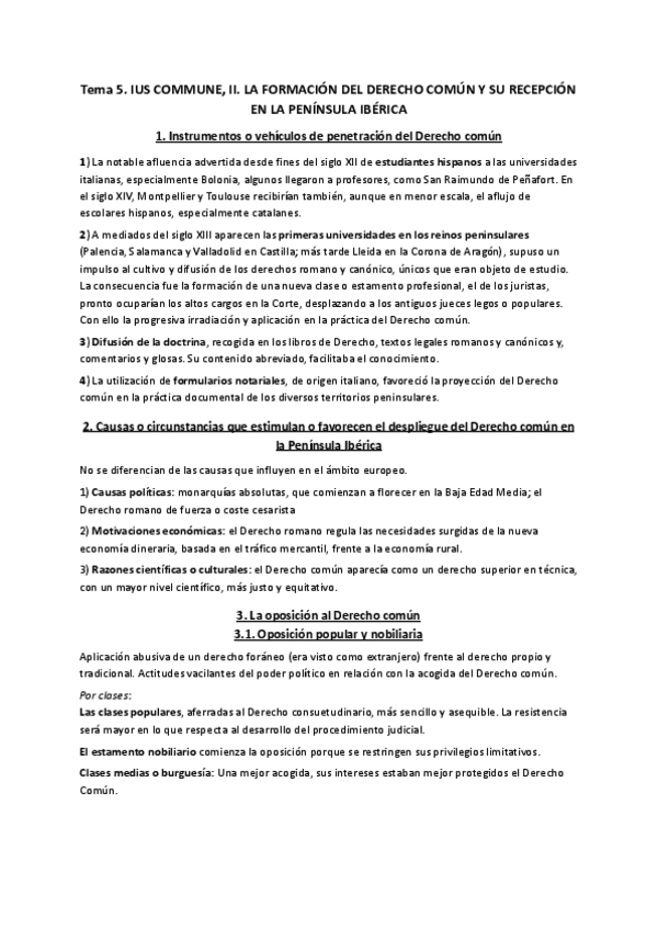 Miniatura del documento HISTORIA-Tema-5. US COMMUNE, II. LA FORMACIÓN DEL DERECHO COMÚN Y SU RECEPCIÓN EN LA PENÍNSULA IBÉRICA.pdf