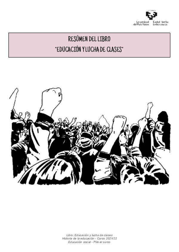 Miniatura del documento Resumen libro - Educacion y lucha de clases.pdf