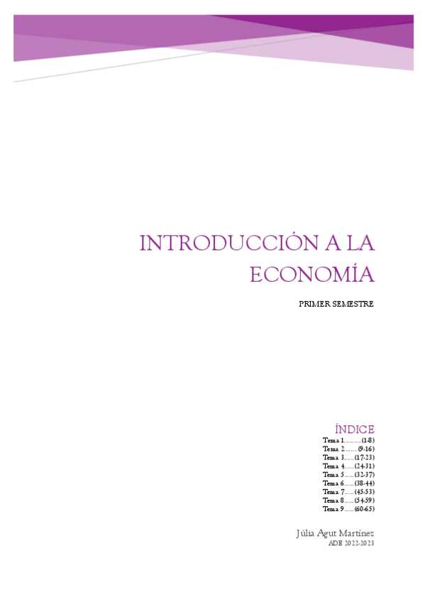 Miniatura del documento Apuntes primer semestre introducción a la economía.pdf