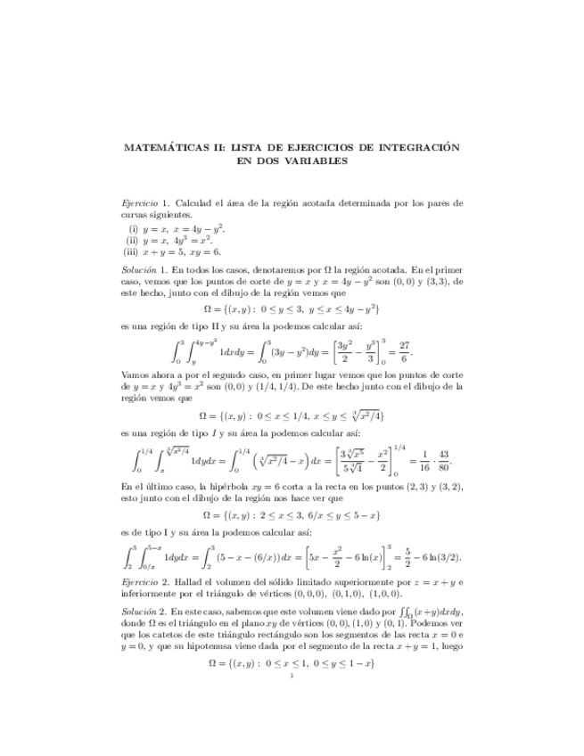 Miniatura del documento MatesIIintegraciondosvariablesejercicios-SOLUCION.pdf