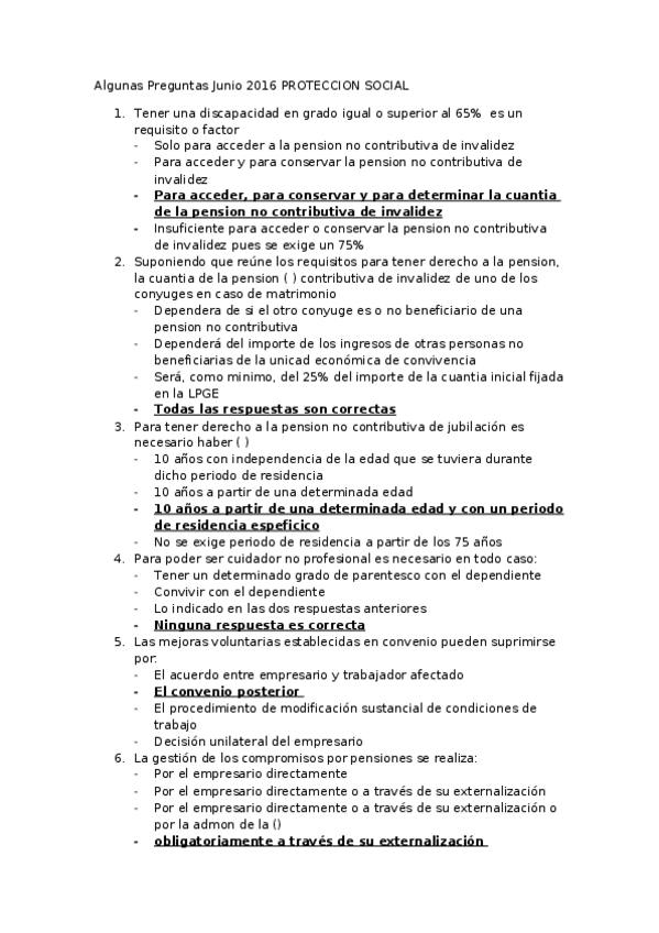 Miniatura del documento Algunas Preguntas Junio 2016 PROTECCION SOCIArL 1.docx