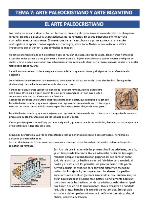 Miniatura del documento TEMA 7-ARTE PALEOCRISTIANO Y BIZANTINO.pdf