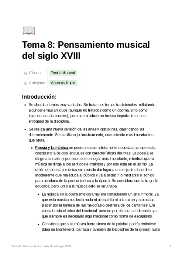 Miniatura del documento Tema 8: Pensamiento musical del siglo XVIII.pdf