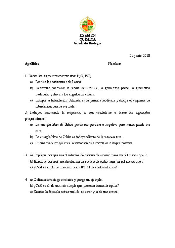 Miniatura del documento Examen Química 2010.pdf