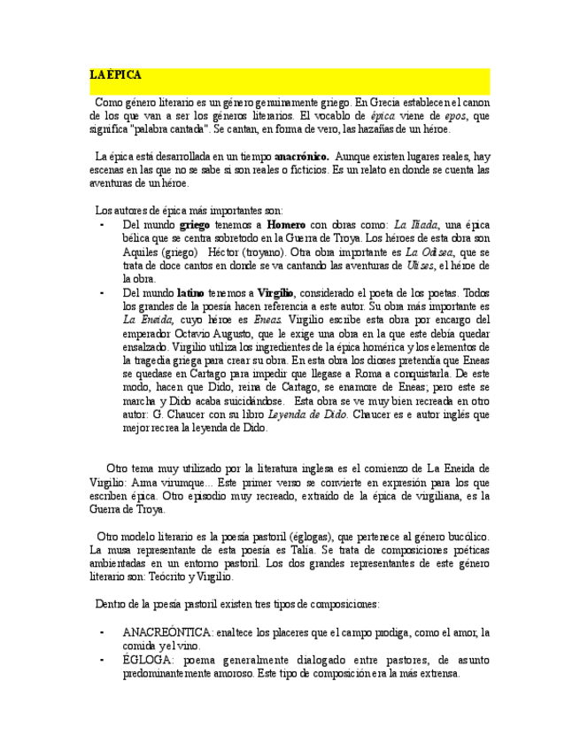 Miniatura del documento LA ÉPICA. POESÍA PASTORIL. TRADICIÓN MÍTICA..pdf