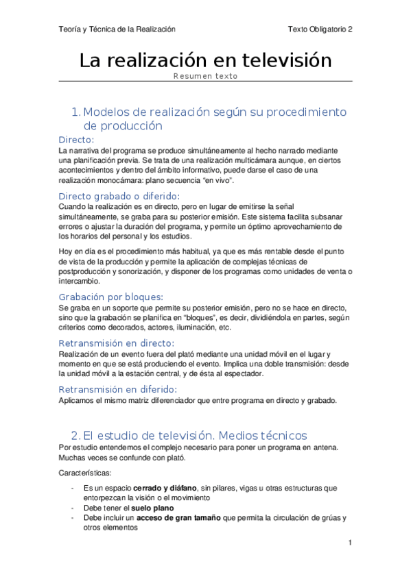 Miniatura del documento La realización en televisión - resumen texto.docx