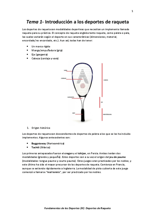Miniatura del documento Tema 1- Introducción a los deportes de raqueta.pdf