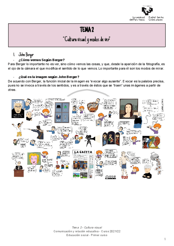 Miniatura del documento Tema 2 - Cultura visual y modos de ver.pdf