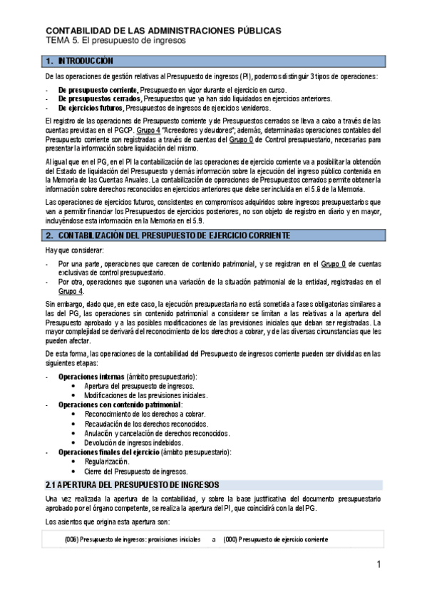 Miniatura del documento Tema 5 - EL PRESUPUESTO DE INGRESOS.pdf