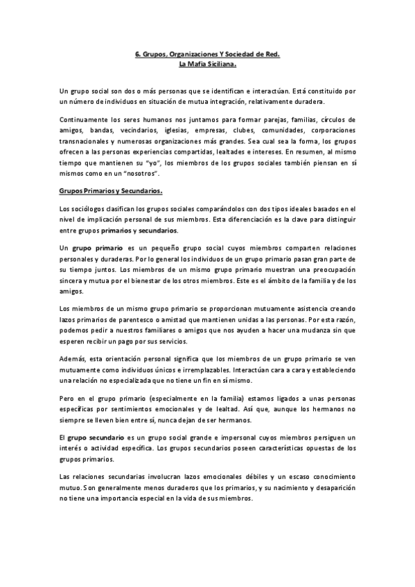 Miniatura del documento 6. Grupos- Organizaciones y Sociedad Red. La Mafia Siciliana.pdf