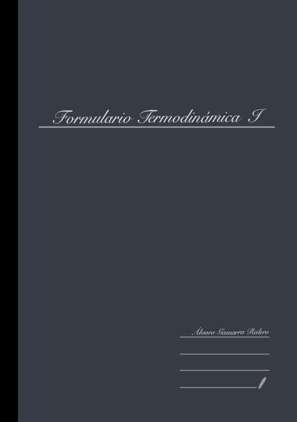 Miniatura del documento Formulario-Examen-Final-Termodinamica-I.pdf