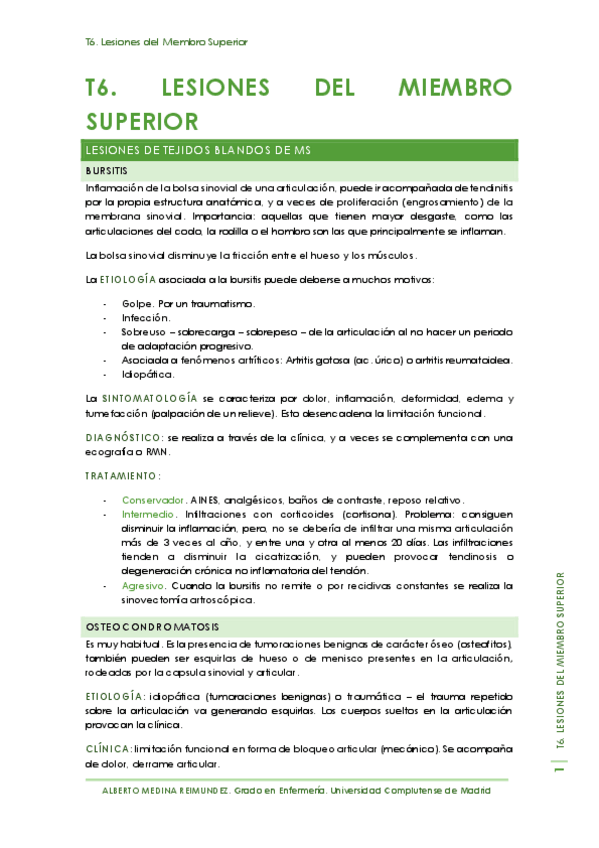 Miniatura del documento T6. Lesiones del Miembro Superior.pdf