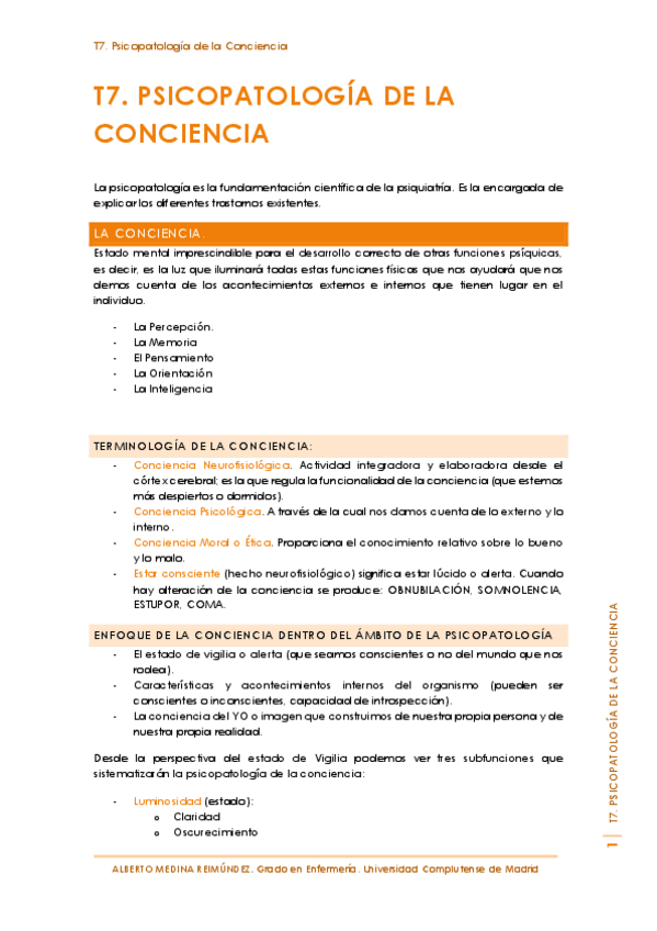 Miniatura del documento T7. Psicopatología de la Conciencia.pdf