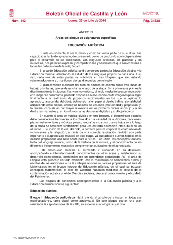 Miniatura del documento BOCYLEducacionArtistica25julio2016.pdf