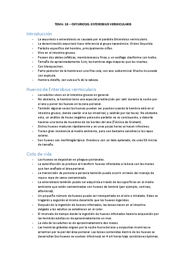 Miniatura del documento TEMA18.OXYURIOSIS. ENTEROBIUS VERMICULARIS.pdf
