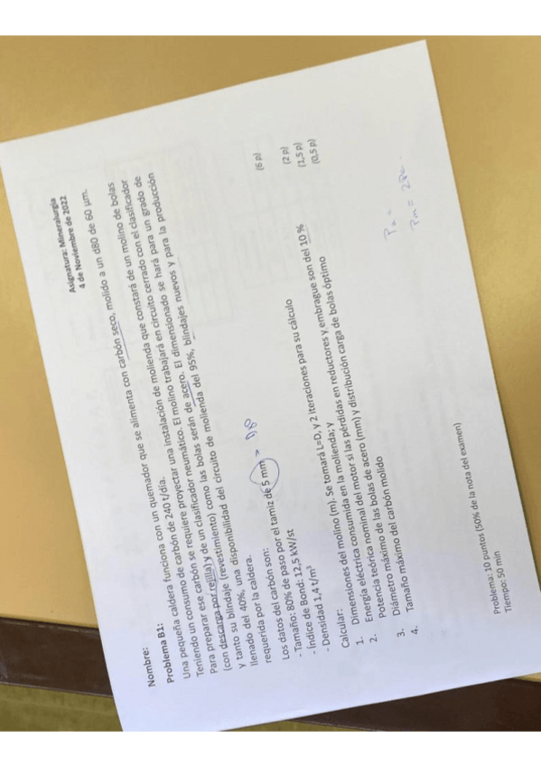 Miniatura del documento Ejercicio1Parcialmineralurgia.pdf