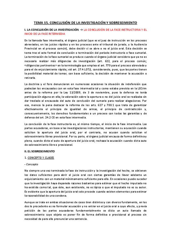 Miniatura del documento TEMA 15 PROCESAL PENAL.pdf