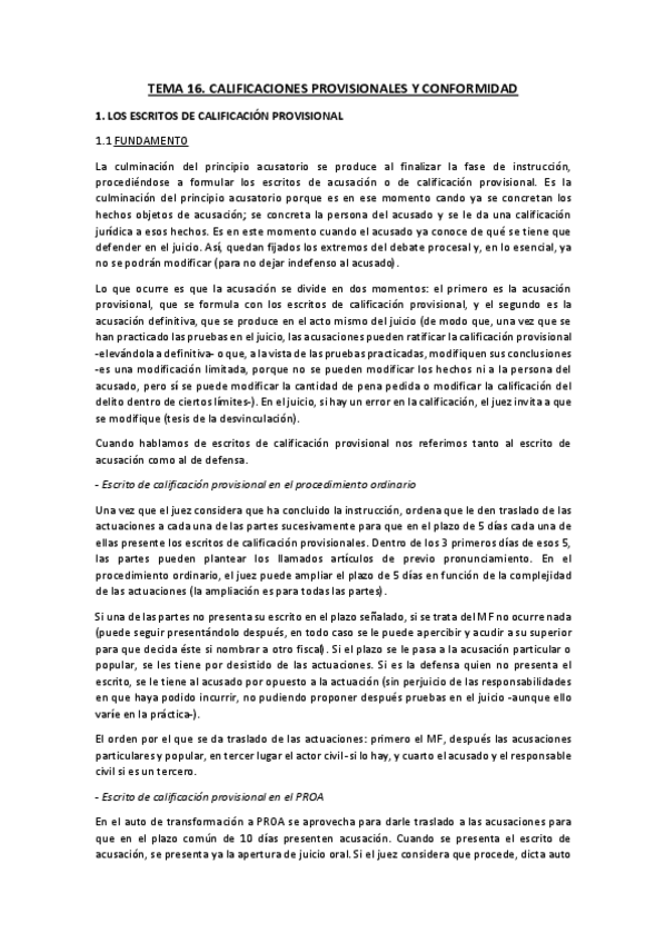 Miniatura del documento TEMA 16 PROCESAL PENAL.pdf