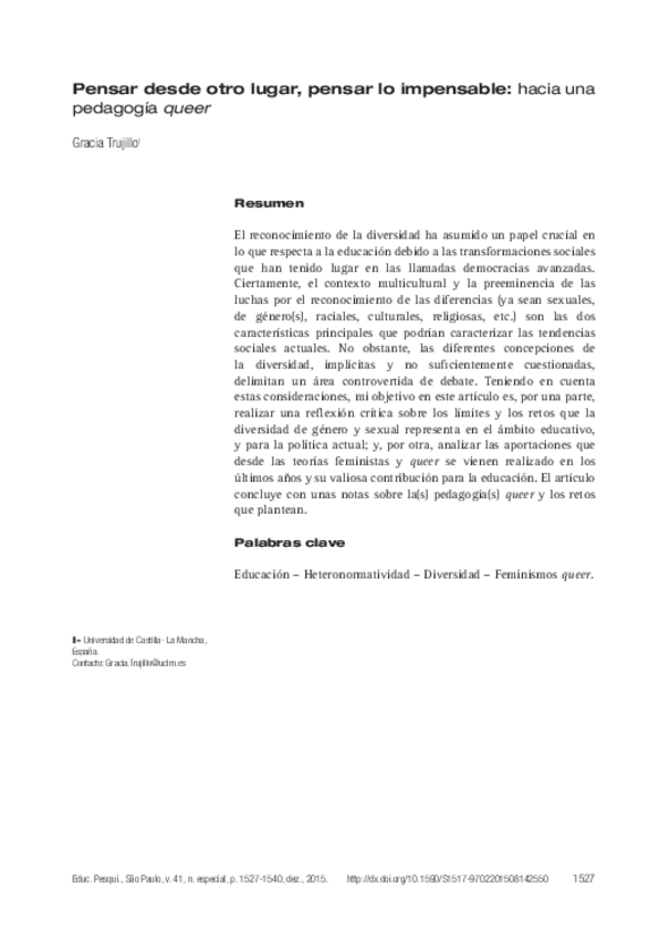 Miniatura del documento TRUJILLO-Gracia2015Pensar-desde-otro-lugar-Pedagogia-queer.pdf