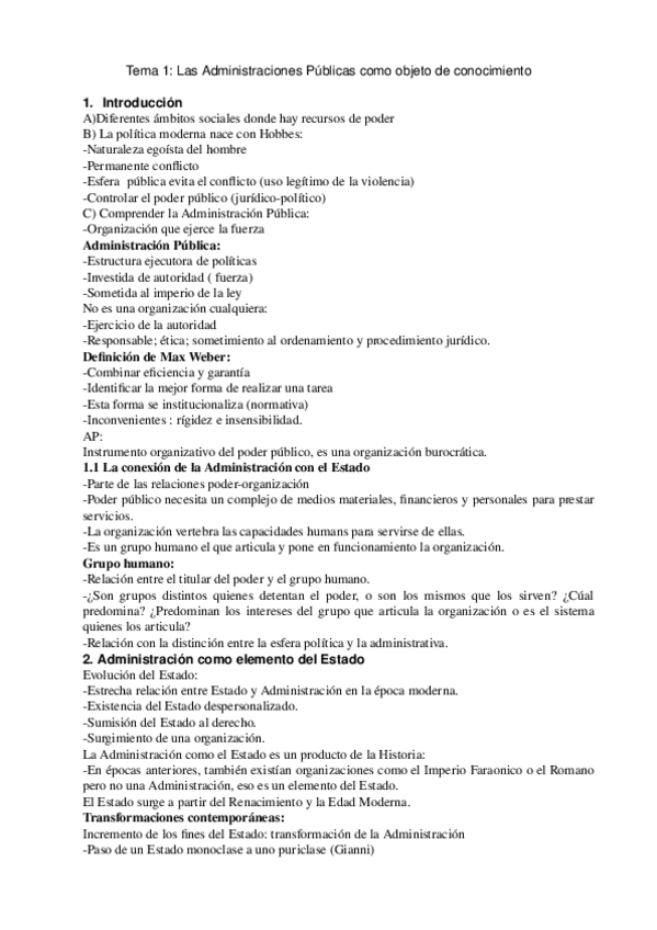 Miniatura del documento Tema 1 ciencias de la administración.odt
