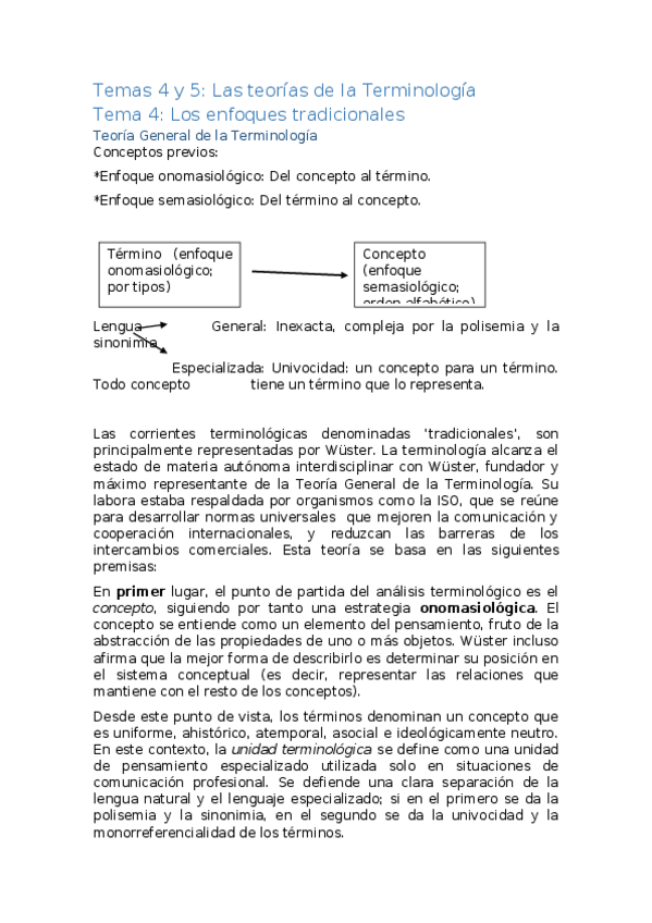 Miniatura del documento Temas 4 y 5. Las teorías de la Terminología.docx