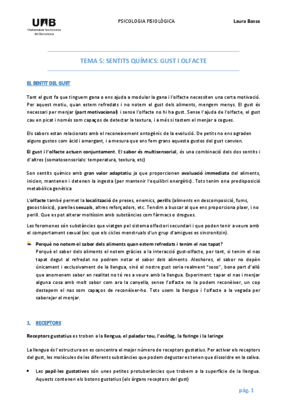 Miniatura del documento TEMA 5 -SENTITS QUÍMICS GUST I OLFACTE.pdf