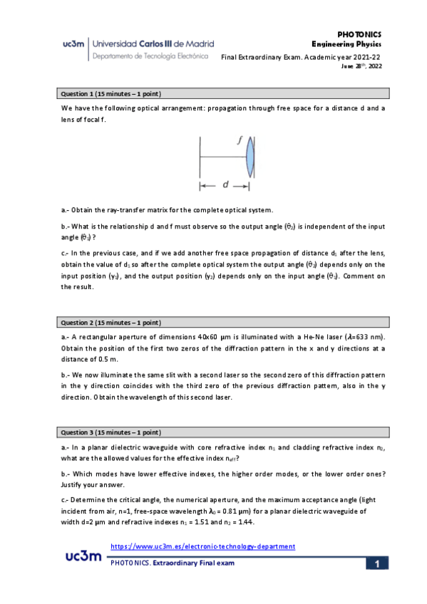 Miniatura del documento Photonics-GIF2122Extraordinary-Exam.pdf