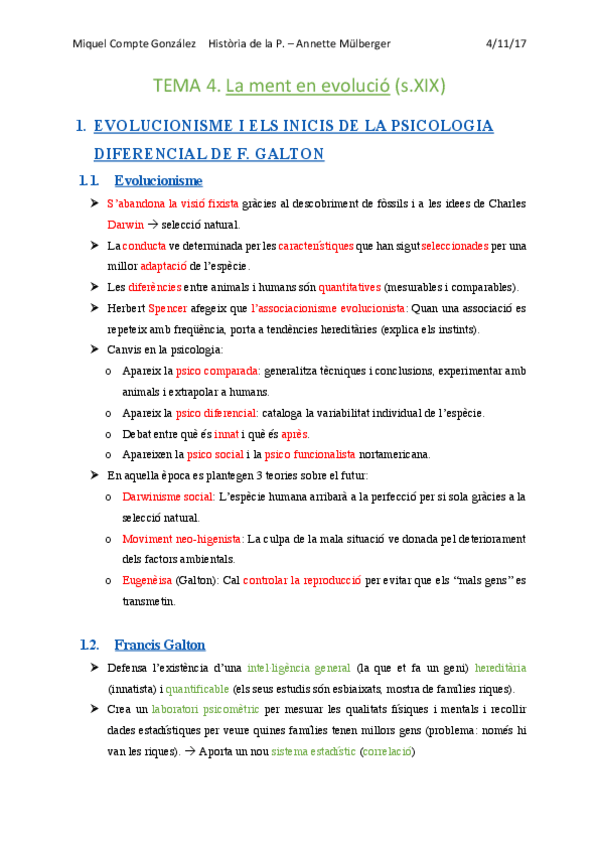 Miniatura del documento TEMA 4. La ment en evolució (s.XIX) + Lectura 4 + Seminari 4.pdf