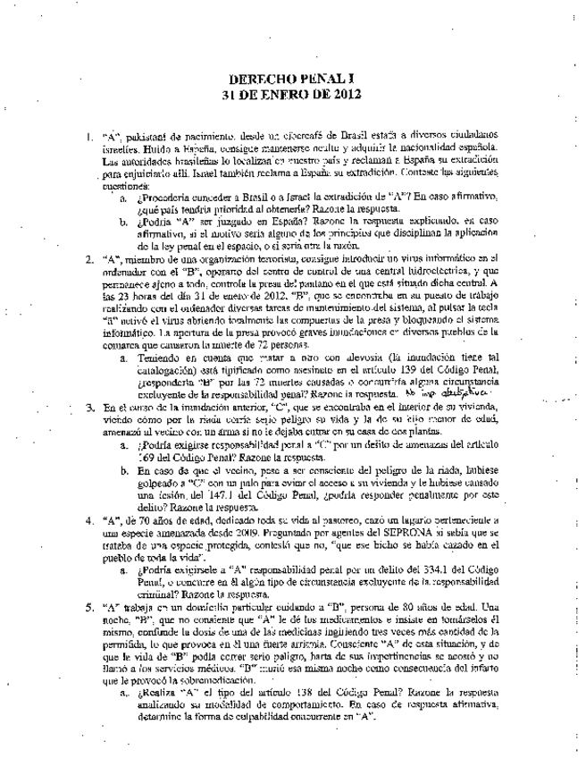 Miniatura del documento Examen Derecho Penal I-Febrero 2012..pdf