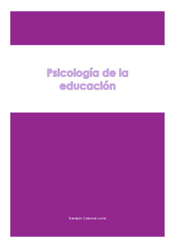Miniatura del documento Psicología de la Educación (Teoría) (9,8).pdf