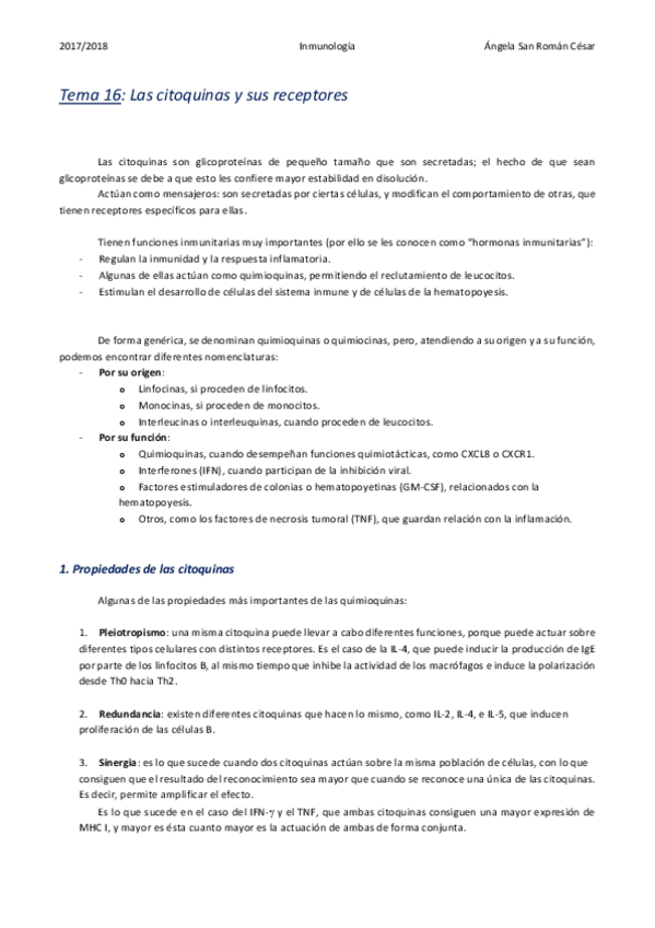 Miniatura del documento 16. Las citoquinas y sus receptores .pdf